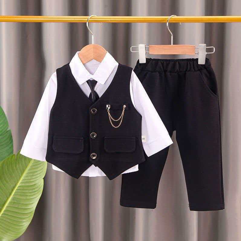 Children's Formal Three-Piece Suit Set
