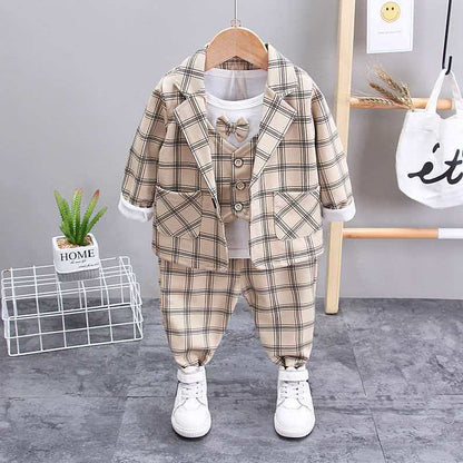 Children's Formal Three-Piece Suit Set