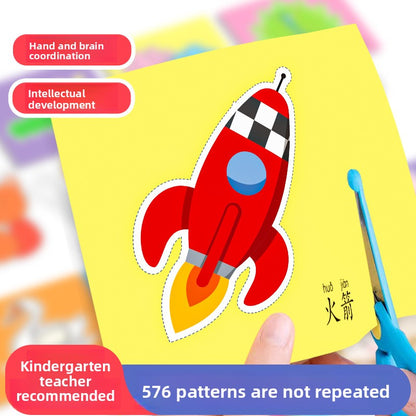 Children's fun paper-cutting kindergarten handicraft toys
