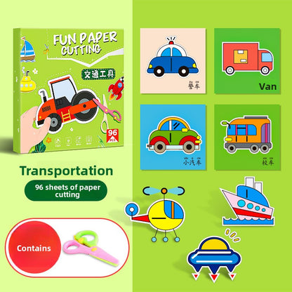 Children's fun paper-cutting kindergarten handicraft toys