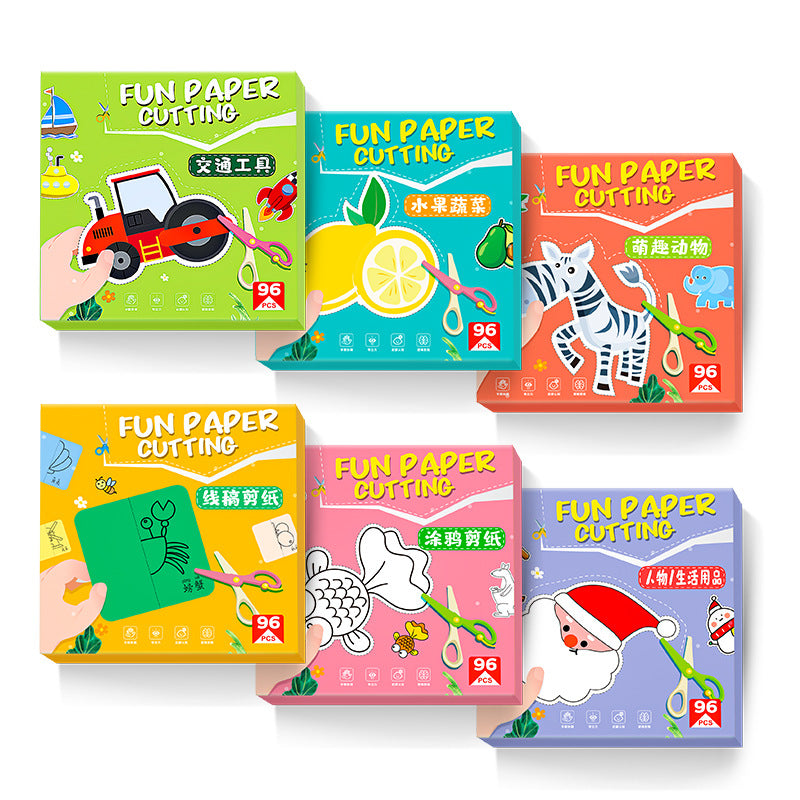 Children's fun paper-cutting kindergarten handicraft toys