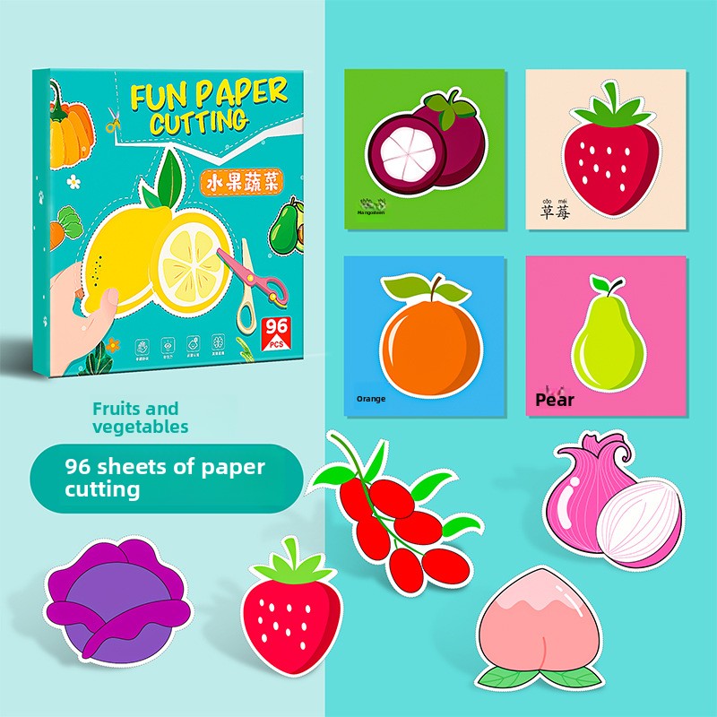 Children's fun paper-cutting kindergarten handicraft toys