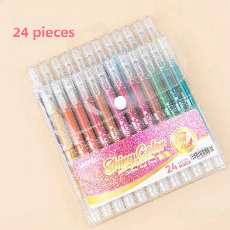 Children's glitter pens and watercolor pens