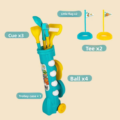 Children's Golf Practice Set with Clubs and Balls