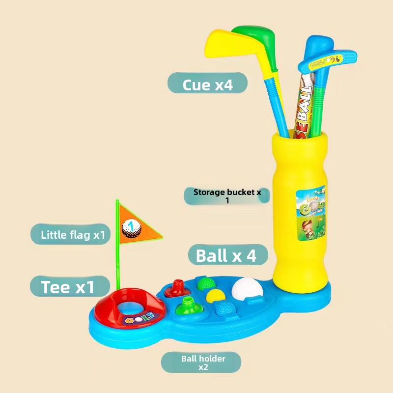 Children's Golf Practice Set with Clubs and Balls