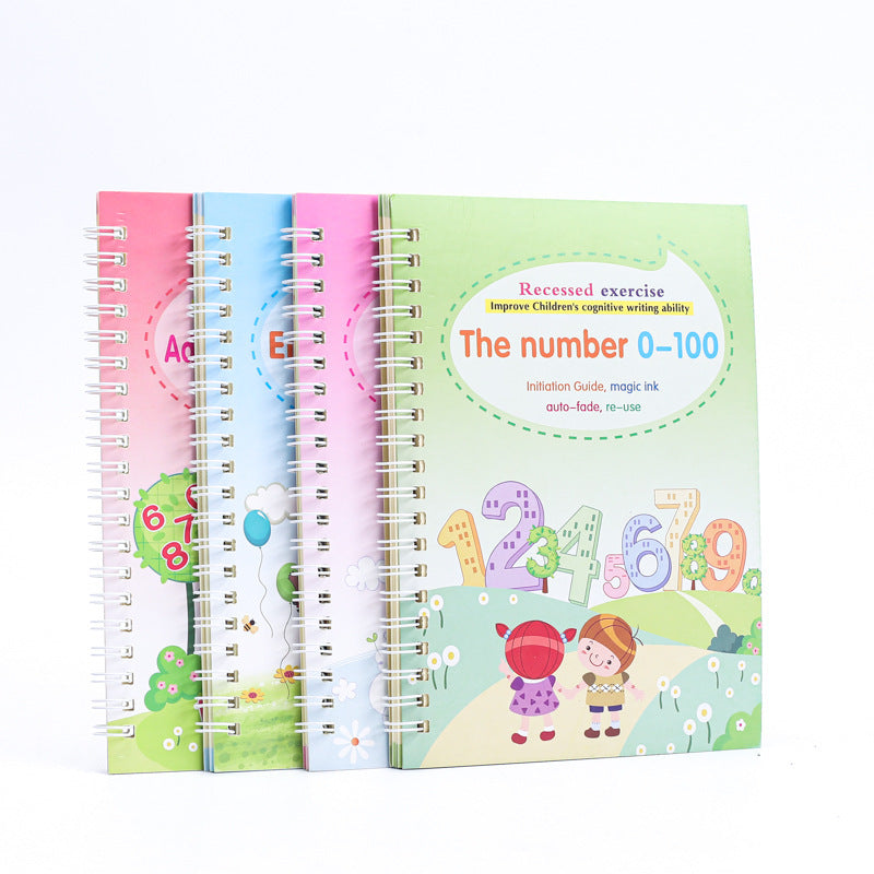 Children's grooved calligraphy copyboard