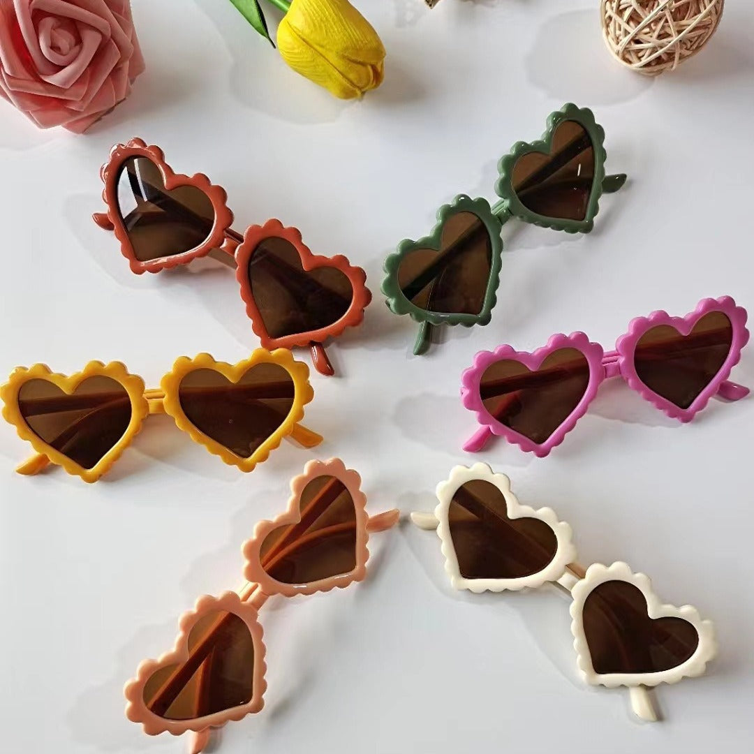 Children's Heart Shape UV Protection Sunglasses