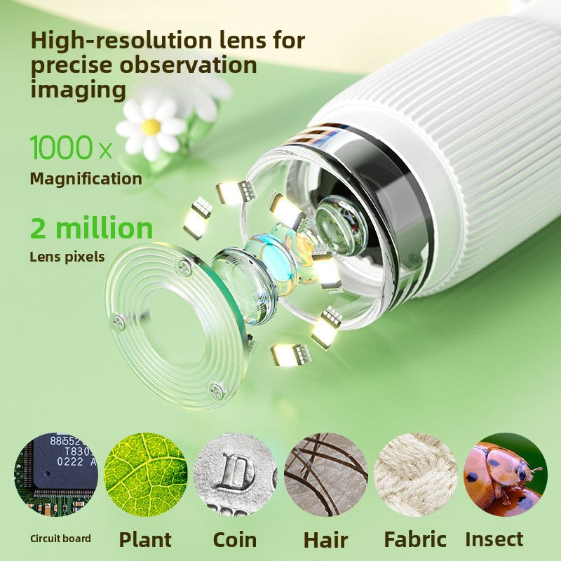 Children's home microscope