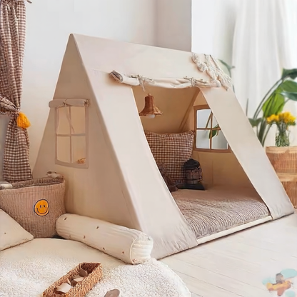 Children's indoor tent bed