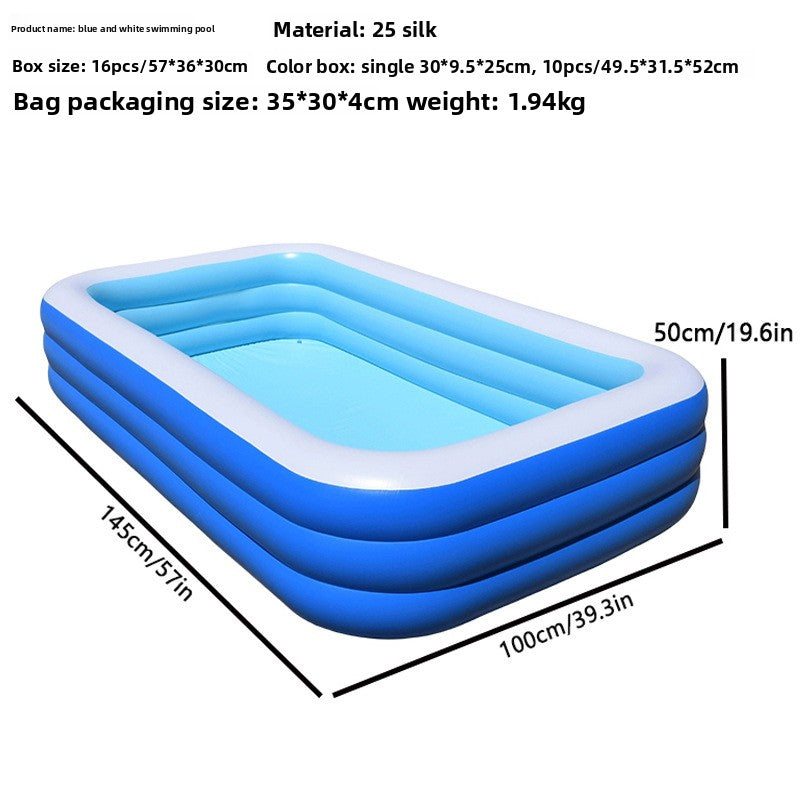 Children's inflatable pool