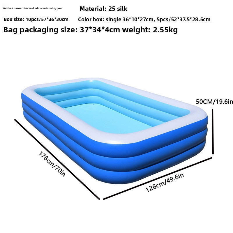 Children's inflatable pool