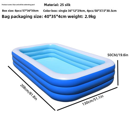 Children's inflatable pool