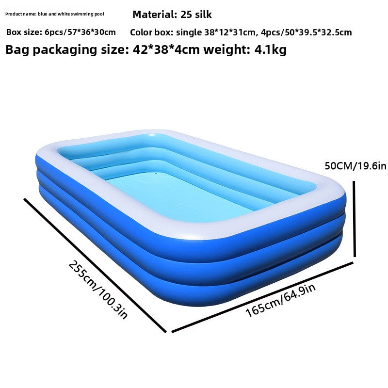 Children's inflatable pool