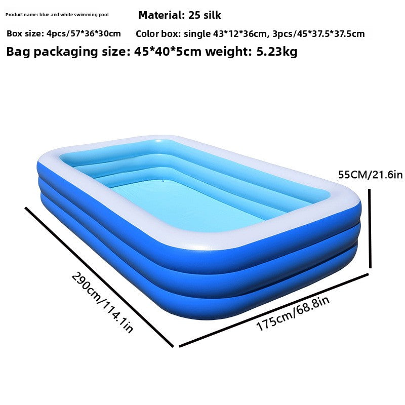 Children's inflatable pool