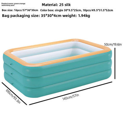 Children's inflatable pool