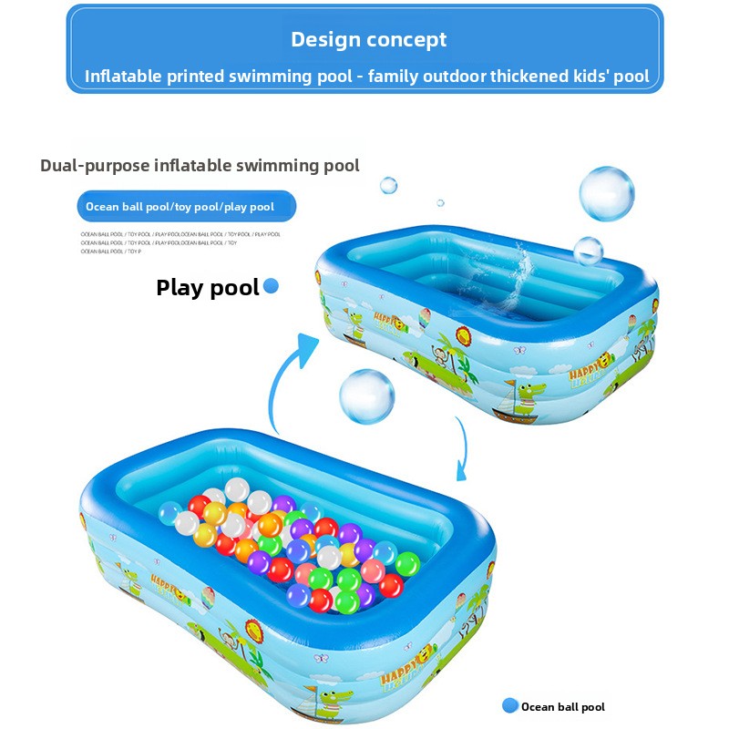 Children's inflatable pool