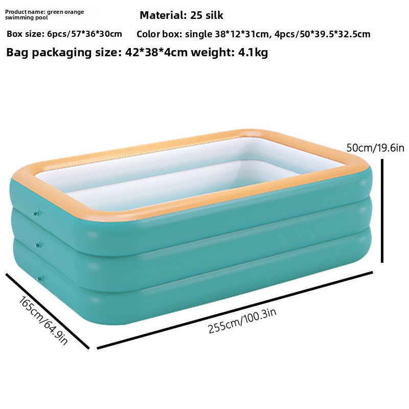 Children's inflatable pool
