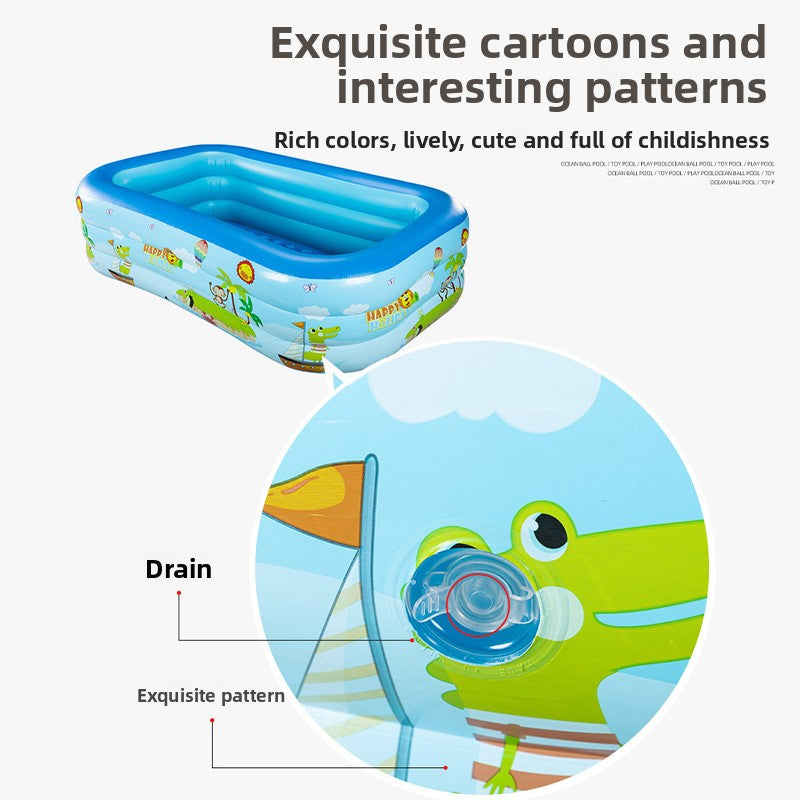 Children's inflatable pool