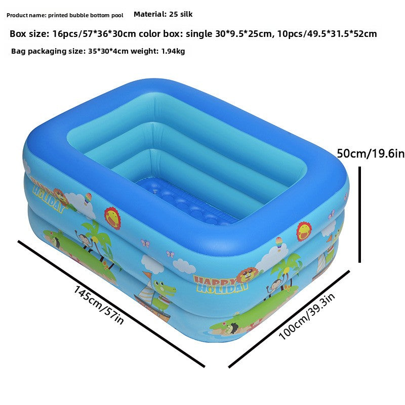 Children's inflatable pool