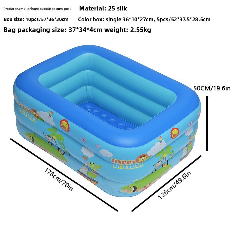 Children's inflatable pool