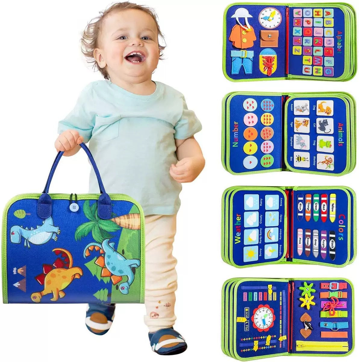 Children's Learning Board Education Intelligence Development Felt Busy Board
