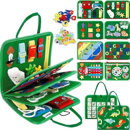 Children's Learning Board Education Intelligence Development Felt Busy Board