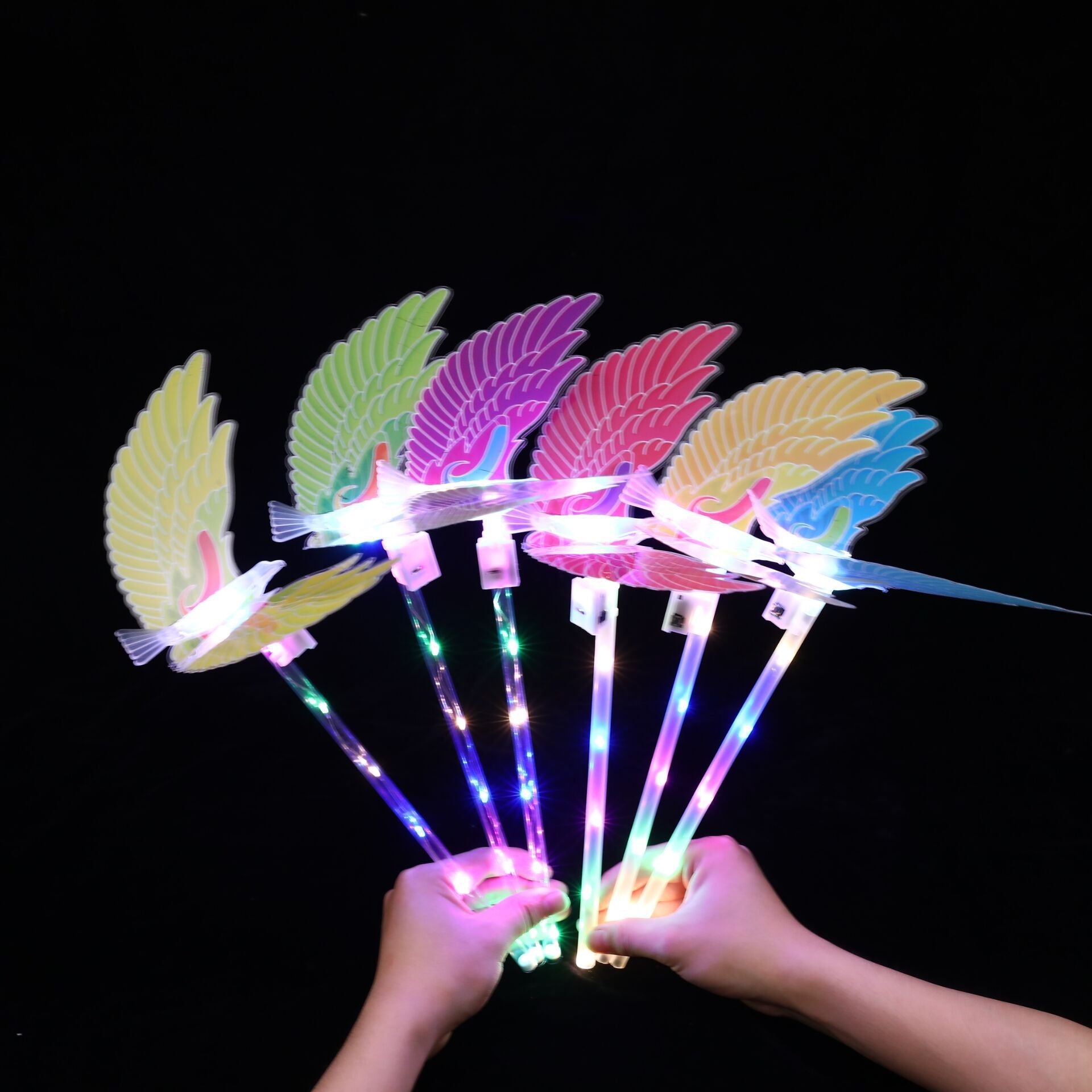 Children's LED Magic Glow Stick with Multiple Designs for Night Play