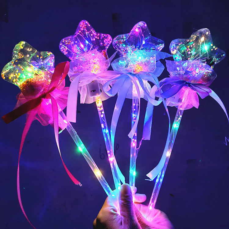 Children's LED Magic Glow Stick with Multiple Designs for Night Play