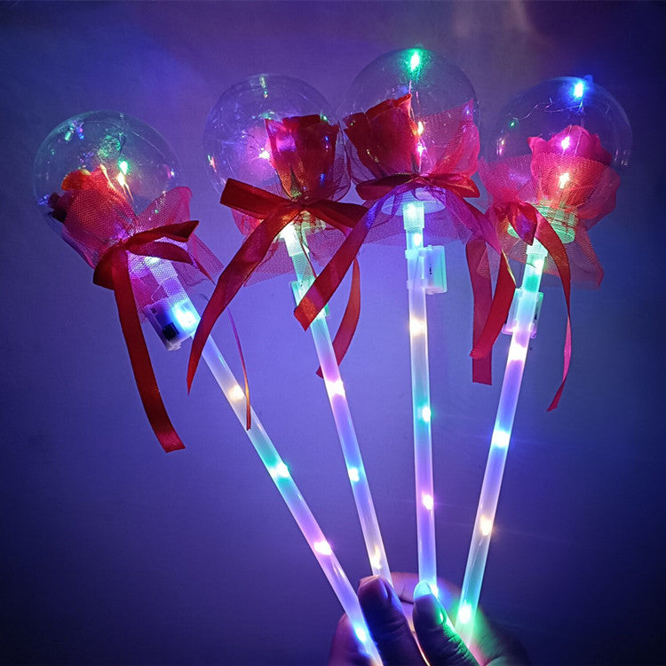 Children's LED Magic Glow Stick with Multiple Designs for Night Play