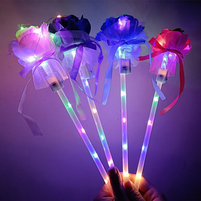 Children's LED Magic Glow Stick with Multiple Designs for Night Play