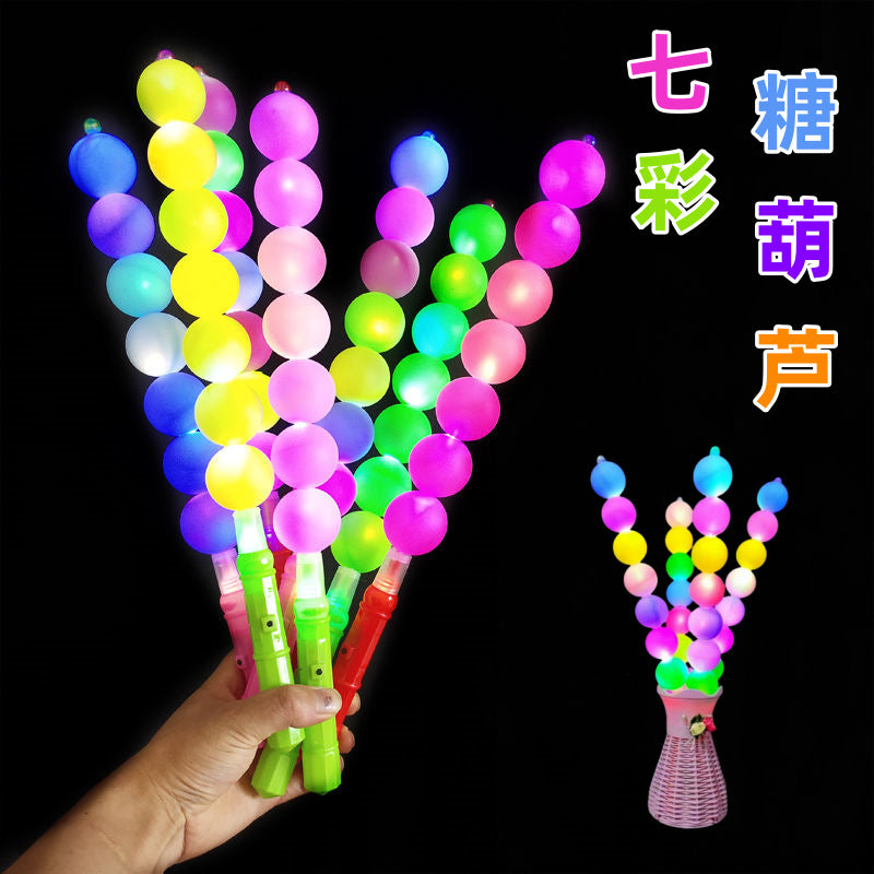 Children's LED Magic Glow Stick with Multiple Designs for Night Play