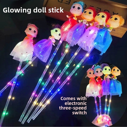Children's LED Magic Glow Stick with Multiple Designs for Night Play
