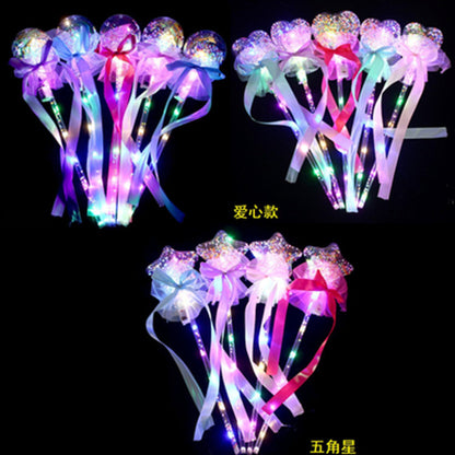 Children's LED Magic Glow Stick with Multiple Designs for Night Play