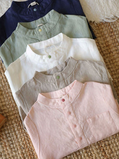 Gray Green Linen