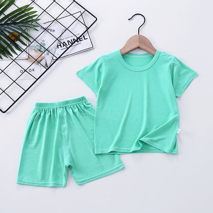 Children's Modal Short-sleeved suit