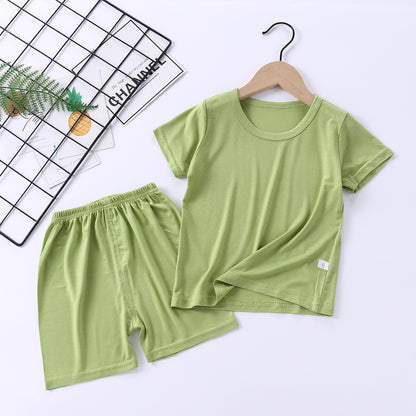 Children's Modal Short-sleeved suit