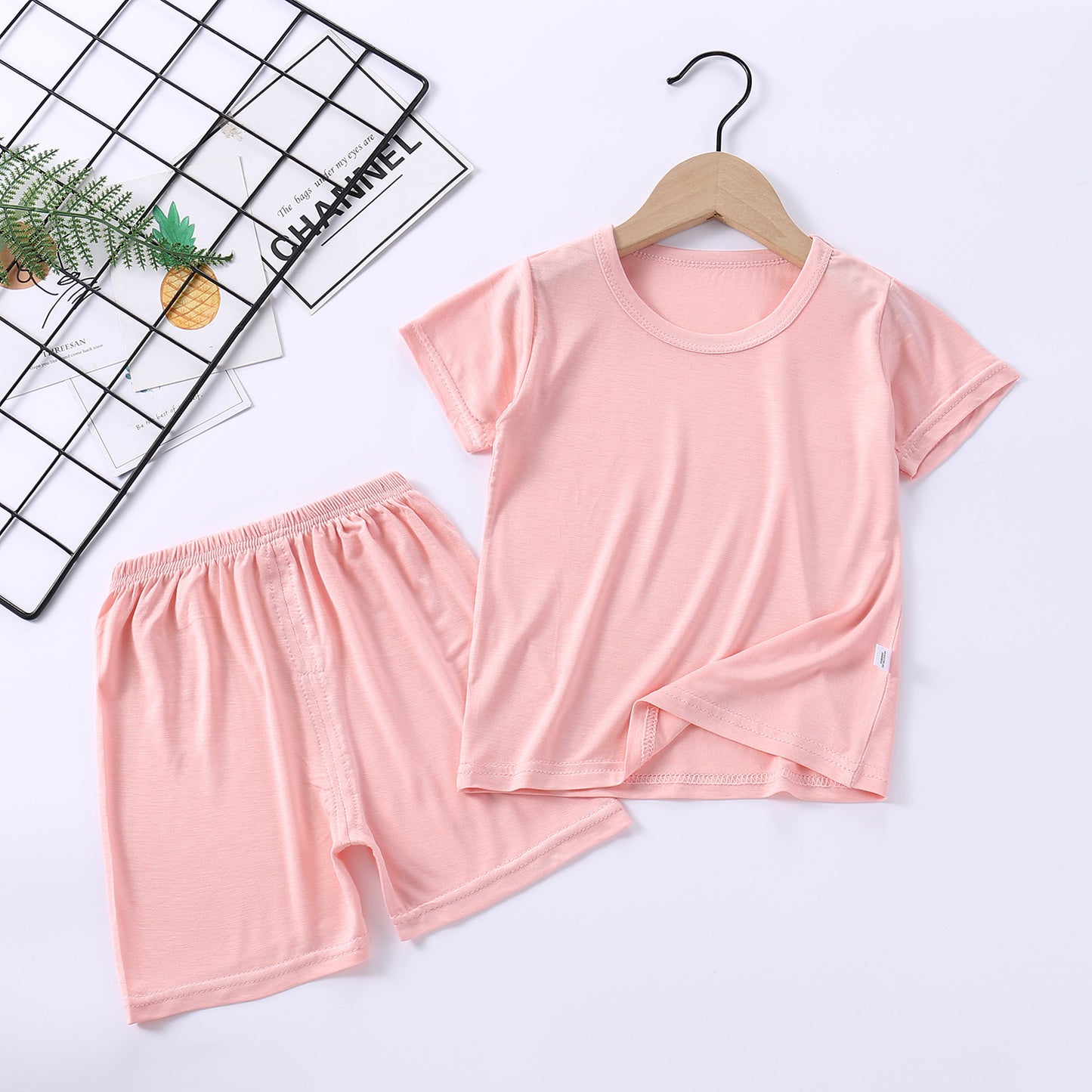 Children's Modal Short-sleeved suit
