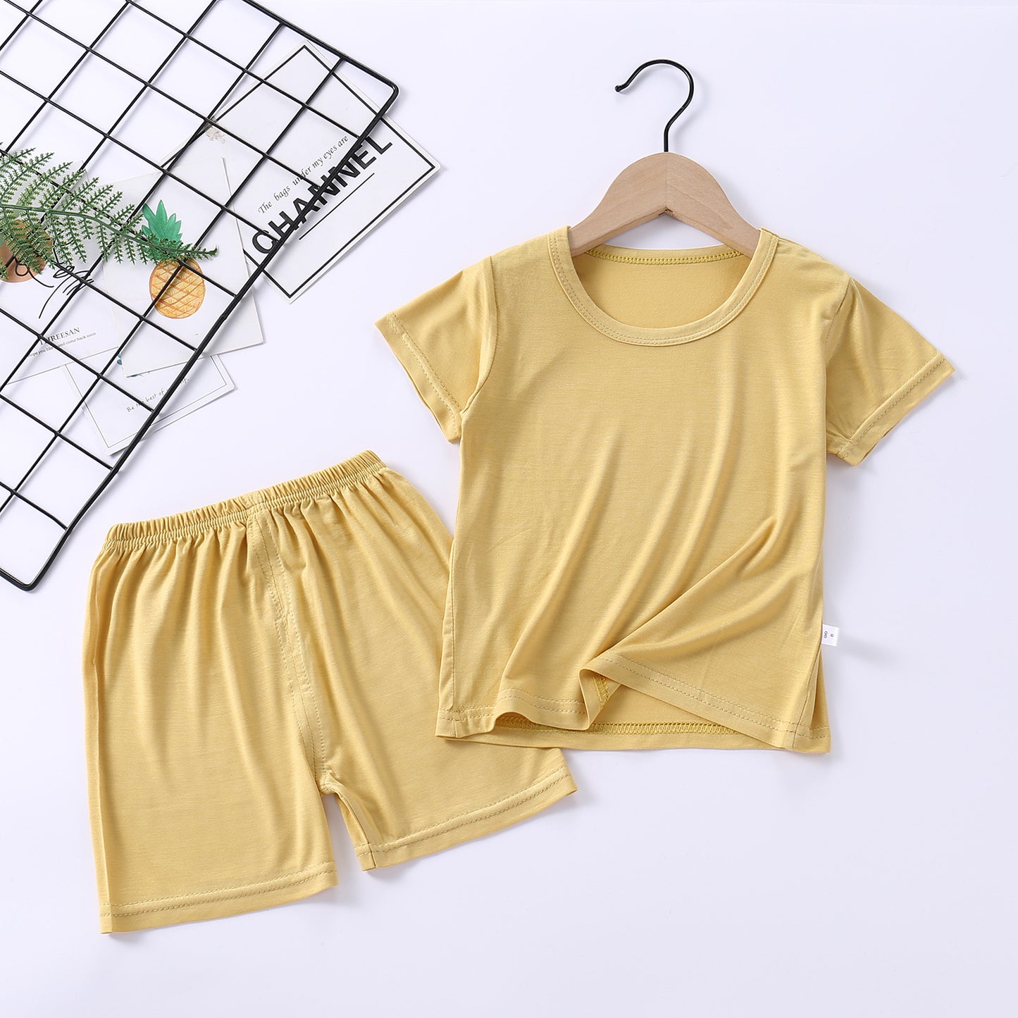 Children's Modal Short-sleeved suit