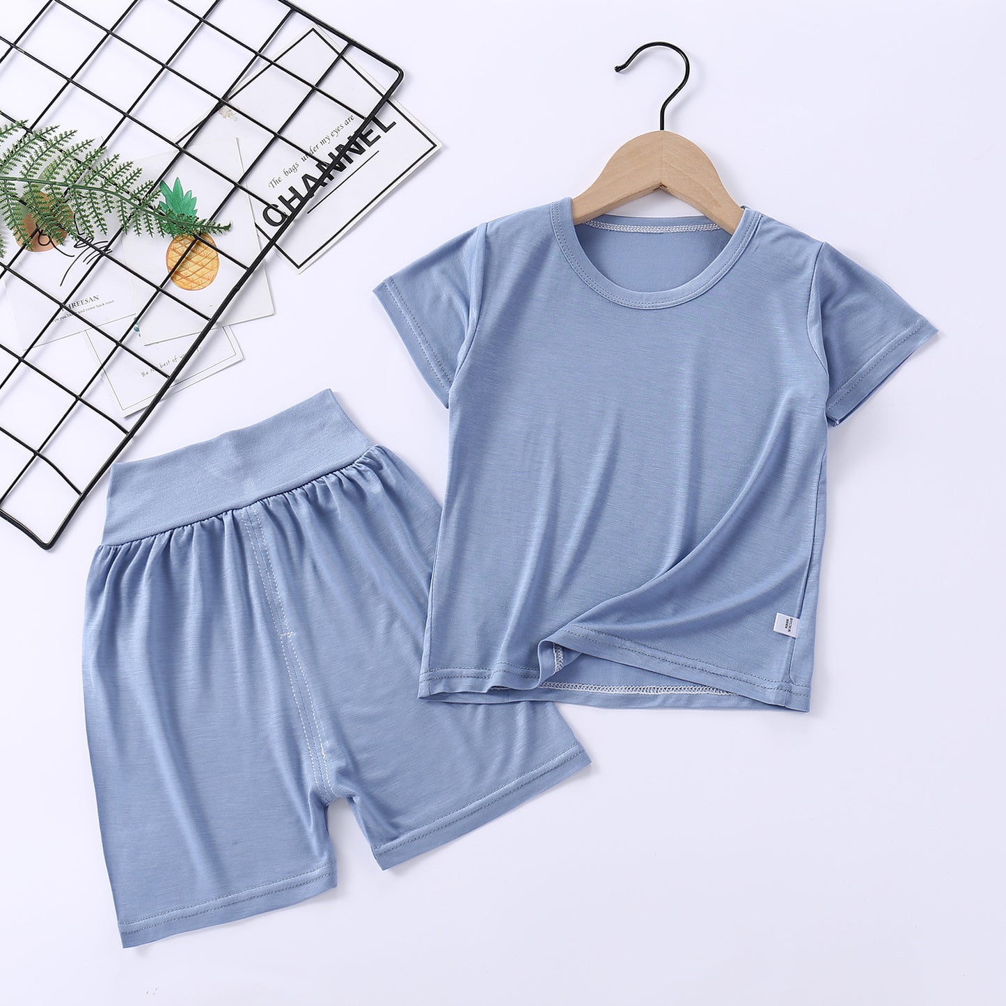 Children's Modal Short-sleeved suit