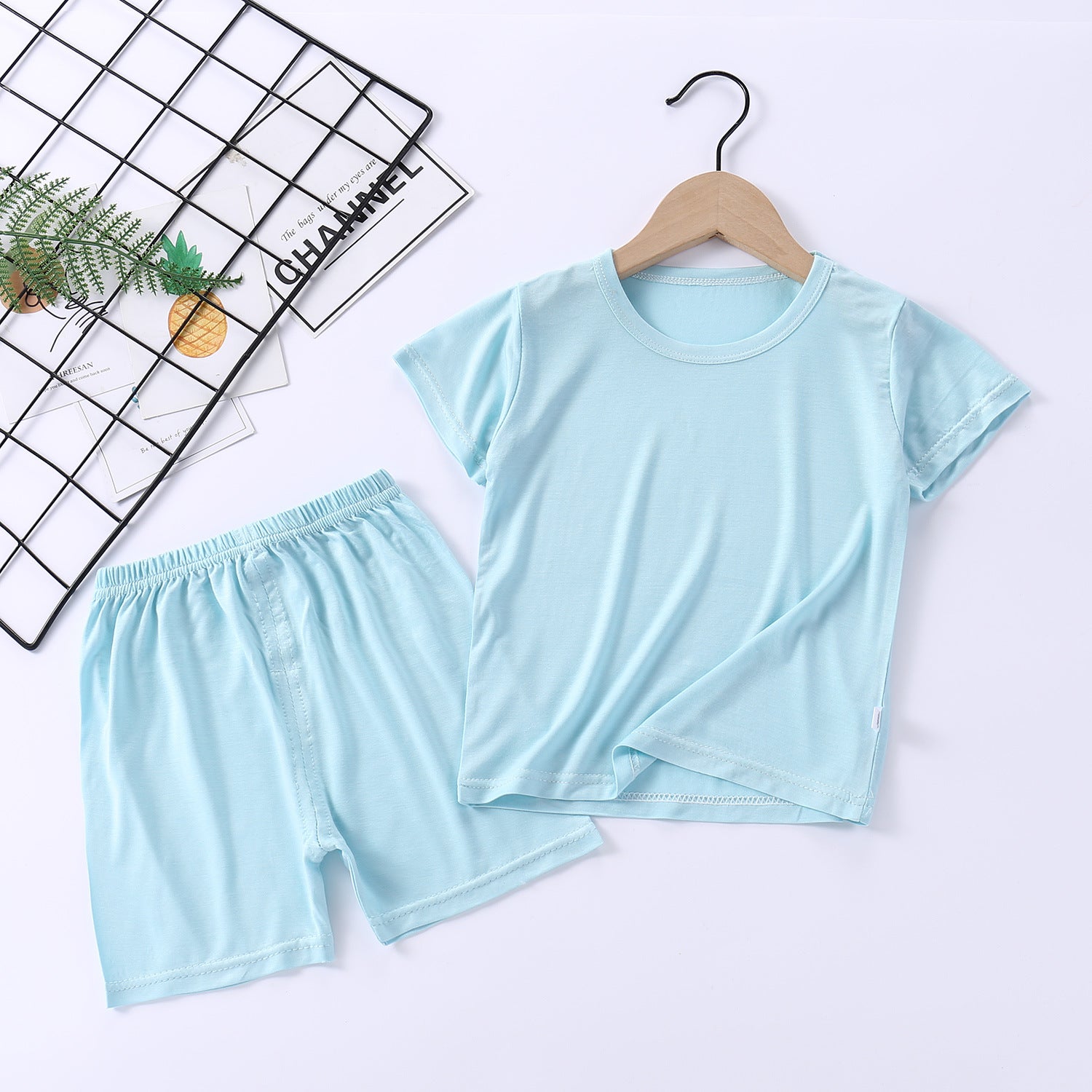 Children's Modal Short-sleeved suit