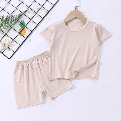 Children's Modal Short-sleeved suit
