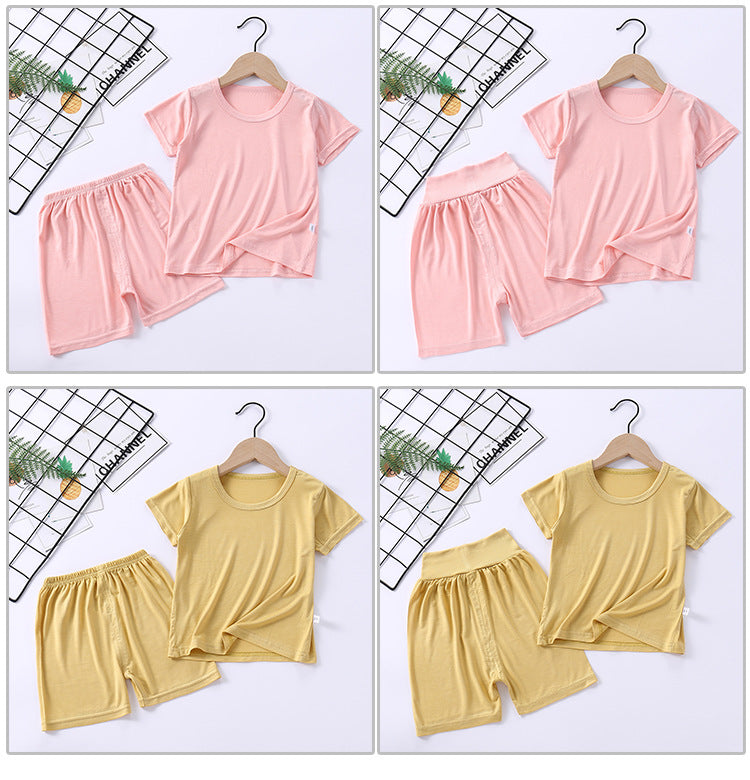 Children's Modal Short-sleeved suit
