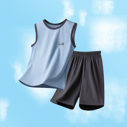 Children's Pajamas Boys and Boys Summer Home Clothes