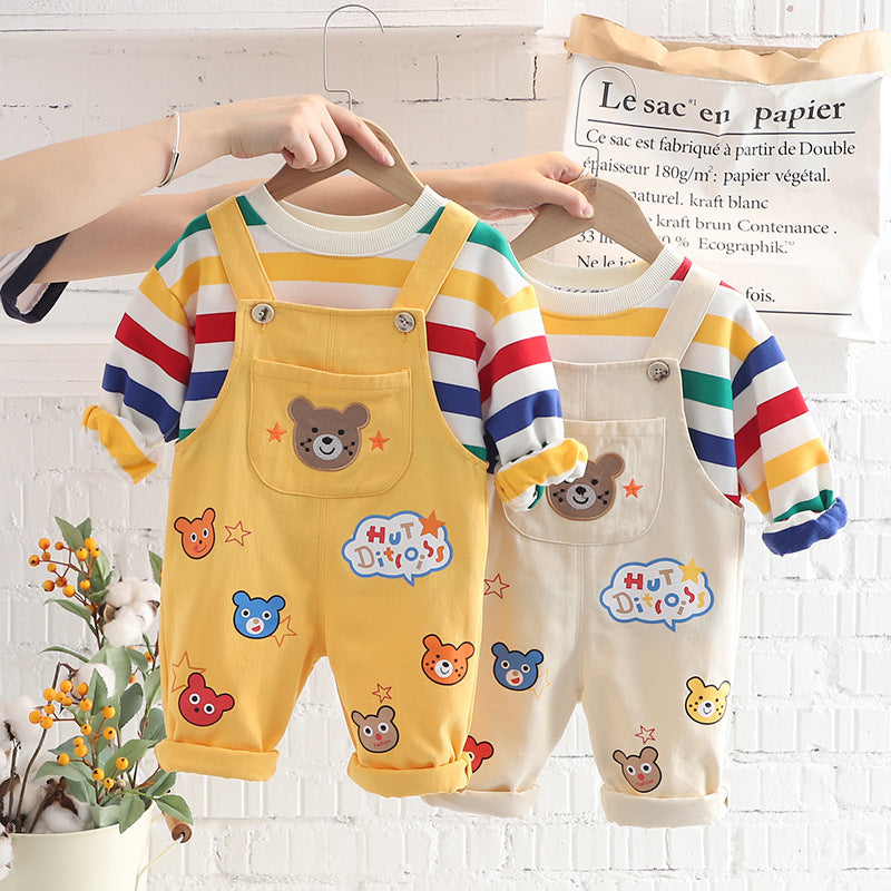 Children's Plaid Suspenders