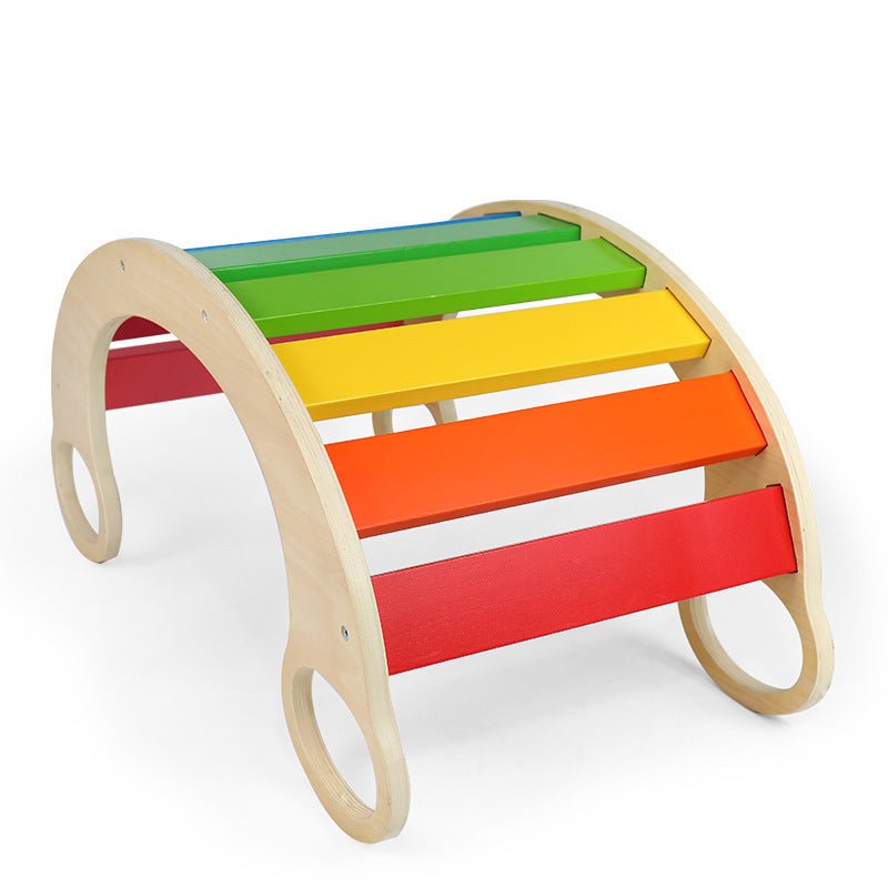 Children's Rainbow Rocking Chair