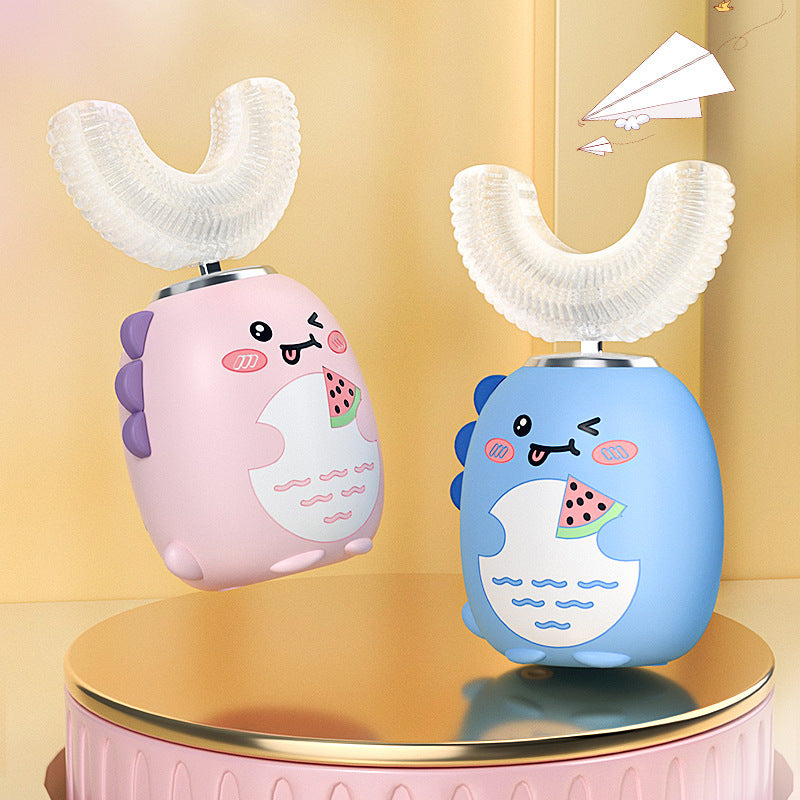 Children's Rechargeable U-Shaped Silicone Electric Toothbrush