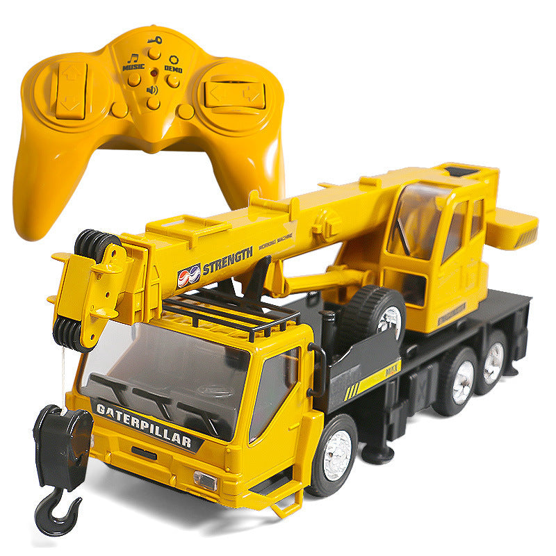 Children's remote control crane toy