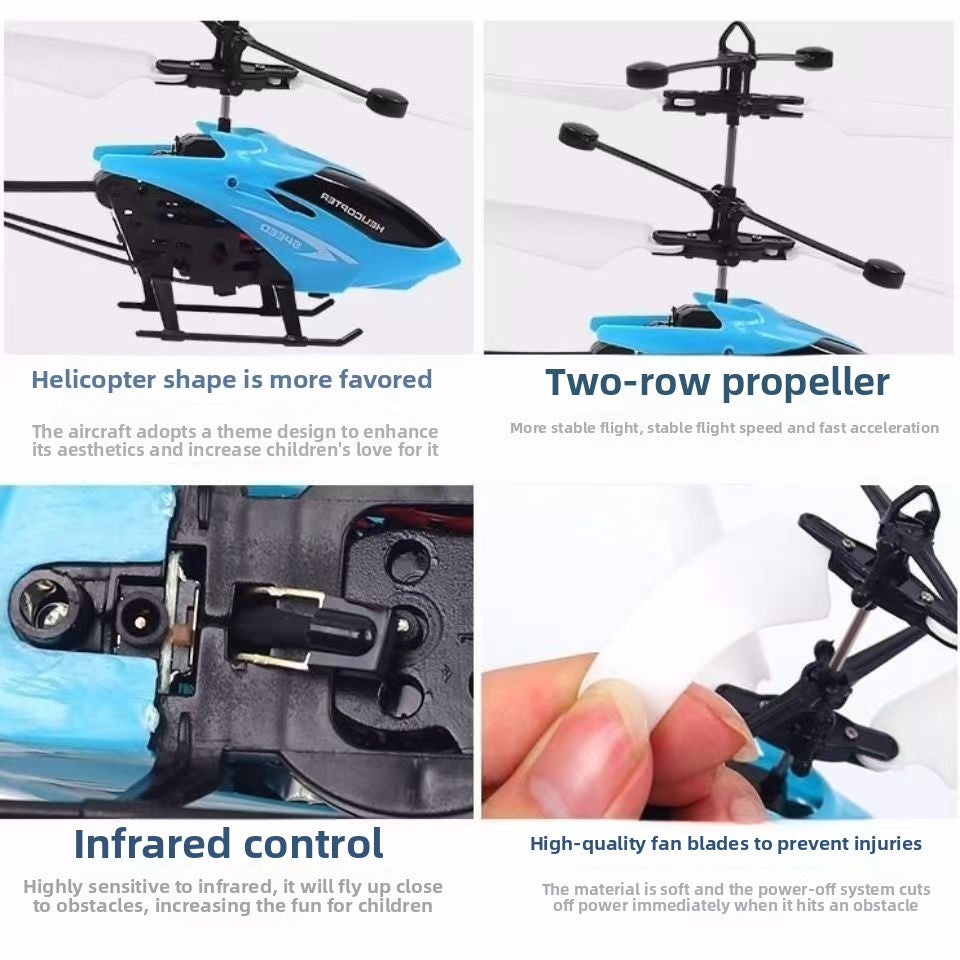 Children's Remote Control Helicopter with LED Lights