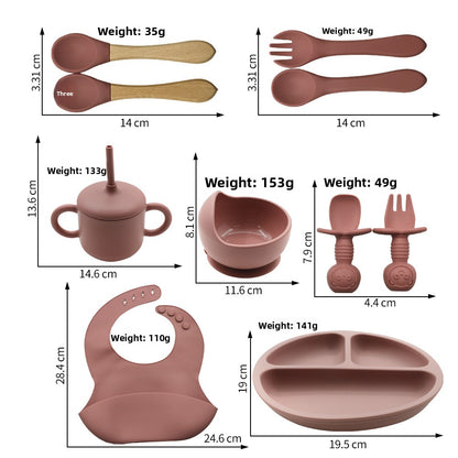 Children's Silicone Tableware Set