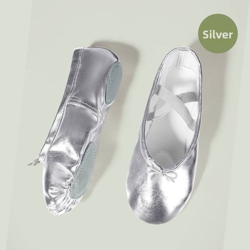 Children's Soft Bottom PU Leather Dance Shoes